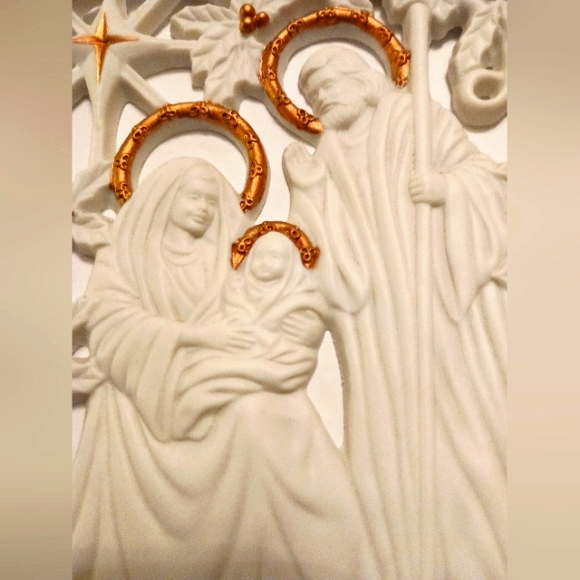 Vintage Fine Porcelain Plate By Lenox - Holy Family (1993) - Picture 3 of 6